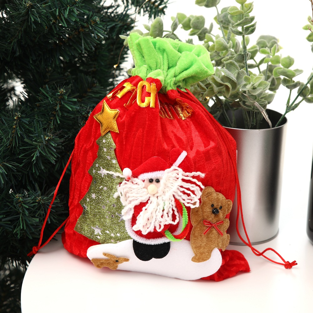 Christmas gift bag 3D Christmas gift bag Elderly gift bag Christmas packaging gift - Image 2