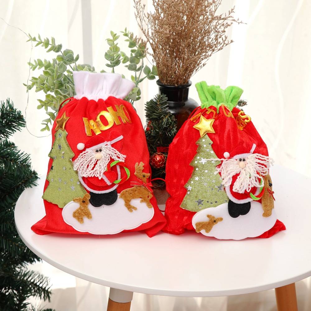 Christmas gift bag 3D Christmas gift bag Elderly gift bag Christmas packaging gift