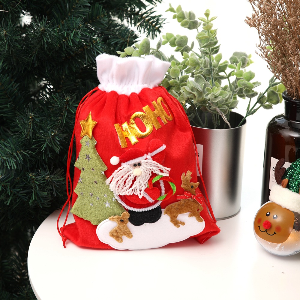 Christmas gift bag 3D Christmas gift bag Elderly gift bag Christmas packaging gift - Image 3