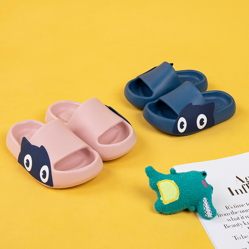 Children's Summer New Cartoon Cute Slime Cute Parent-Child Household Boys And Girls Baby Sandals And Slippers - Image 3