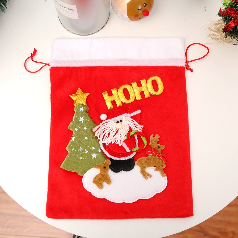 Christmas gift bag 3D Christmas gift bag Elderly gift bag Christmas packaging gift - Image 5