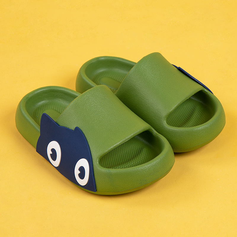 Children's Summer New Cartoon Cute Slime Cute Parent-Child Household Boys And Girls Baby Sandals And Slippers - Image 5