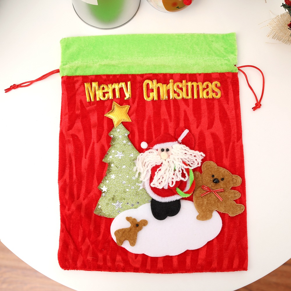 Christmas gift bag 3D Christmas gift bag Elderly gift bag Christmas packaging gift - Image 6